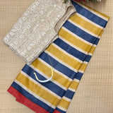 Tushara Striped Kutch Tussar Saree