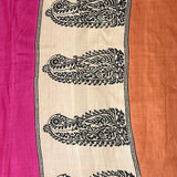 Veena Contrast Border Tussar Saree