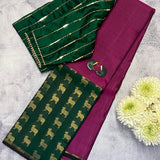 Trayi Kamadhenu kanchipuram silk saree