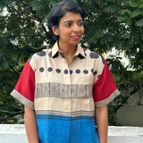 Mila dots and lines shirt - Red