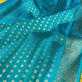 Indra polka dots kanchi silk saree
