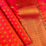 Meera meenakari kanchipuram silk saree