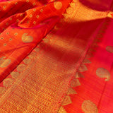 Meera meenakari kanchipuram silk saree