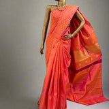 Meera meenakari kanchipuram silk saree