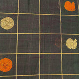 Blue mishrita chiffon saree