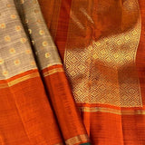 Meera meenakari kanchipuram silk saree