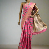 Maya retro dots tussar saree