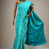 Mila monotone printed kanchi organza saree