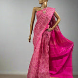 Mila monotone printed kanchi organza saree