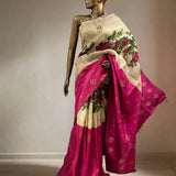 Mila buttercup korvai kanchipuram silk saree
