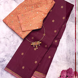 Vera polka dots kanchi silk saree