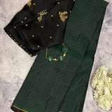 Charita mat weave kanchi silk saree