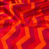 Mila chevron kanchipuram silk fabric
