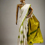Mila checked sunflower kanchipuram silk saree
