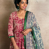 Purple Kota Kalidar Set