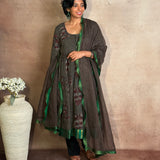 Brown Kota Kalidar Set