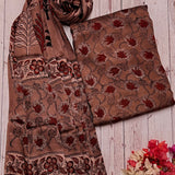 Brown modal kurta dupatta