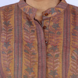Layered brown top