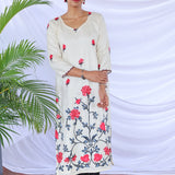 Mila rose garden Kanchi silk kurta