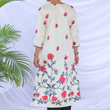 Mila rose garden Kanchi silk kurta