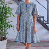 Bellflower chiffon dress