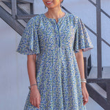 Bellflower chiffon dress