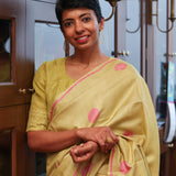 Veena polka tussar saree