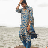 Foliage tussar kurta set