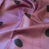Veena polka tussar saree
