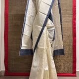 Mila Cream Gold Kanchi Silk Saree