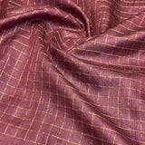 Maya Zari Checks Tussar Saree