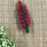 Celosia Brooch - Pink