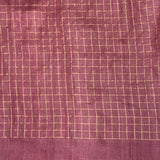 Maya Zari Checks Tussar Saree