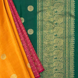 Ranya tricolour kanchipuram silk saree