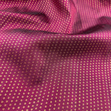 Dotted Kanchi Silk Fabric