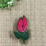 Blooming Tulip Brooch - Pink