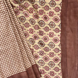 Veena Espresso Checkmate Tussar Saree