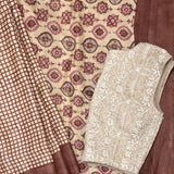 Veena Espresso Checkmate Tussar Saree