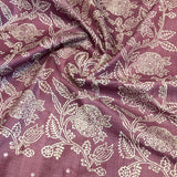 Tashi Blue Mirror Embroidered Tussar Saree