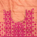 Maya Zari Checks Tussar Saree