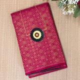 Ranya tricolour kanchipuram silk saree