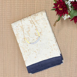 Mila Cream Gold Kanchi Silk Saree