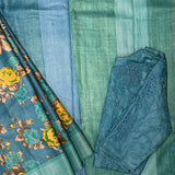 Veena Woven Border Tussar Saree