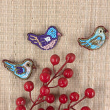 Birds at Play Brooch