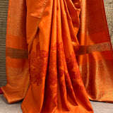 Mila Buttercup Vanasingaram Pallu Kanchi Silk Saree