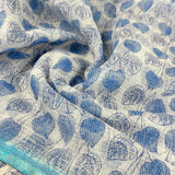 Mishrita Sky Blue Kota Saree